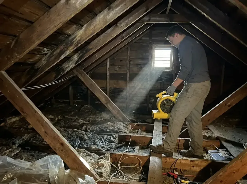 attic-water-damage-drying-proc-007 — frequently asked questions, Emergency Water Extraction & 24/7 Flood Response in Churchi…